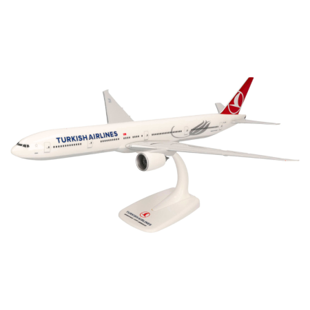 Herpa Snap-Fit Flugzeugmodell Turkish Airlines Boeing 777-300ER (1:200)